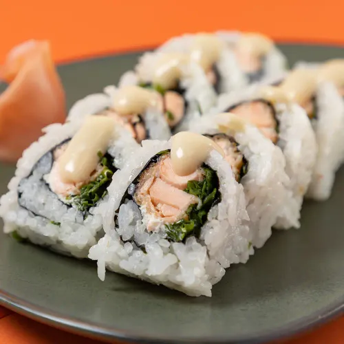 Crispy Sake Roll