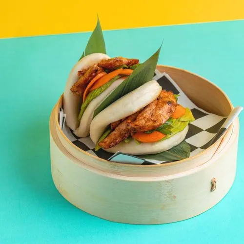 Glazed Chicken Bao
