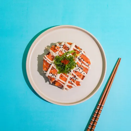 Sushi Pizza Salmón Ahumado