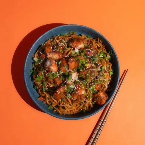 Yakishoba De Pollo Agridulce
