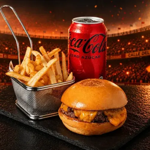 Combo - Burger, Papas y Bebida