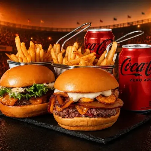 Combo - 2 Hamburguesas + 2 Bebidas