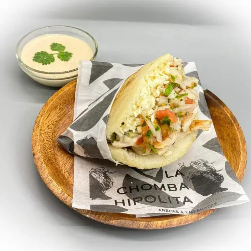 Arepa Especial Con Pollo A La Plancha