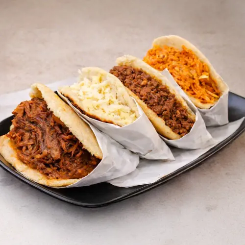 Caja de 4 arepas a elección