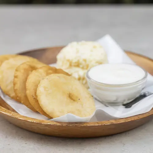 Mini Arepitas Dulces con Queso y Nata