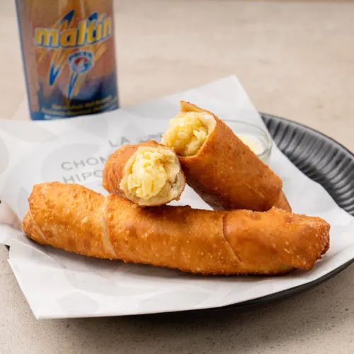 Combo Bachiller (1 tequeñón de queso, 1 salsa a elección, 1 malta polar)