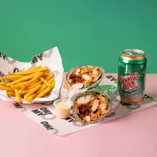 Combo Wrap Oh My Chicken + Acompañamiento + Bebida