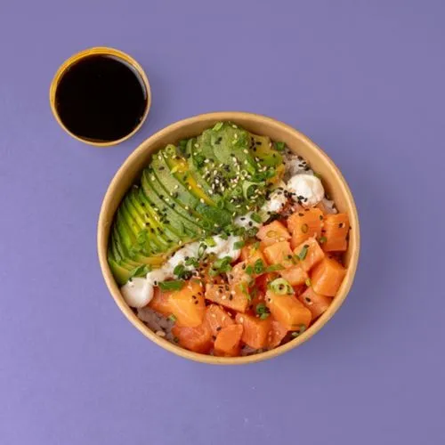 Salmon Gohan Salad