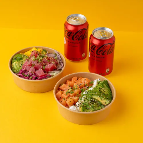 Combo 2 Poke Pop 16 Oz + 2 Bebidas